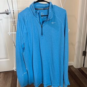 Nike Light Blue Quarter-Zip Pullover